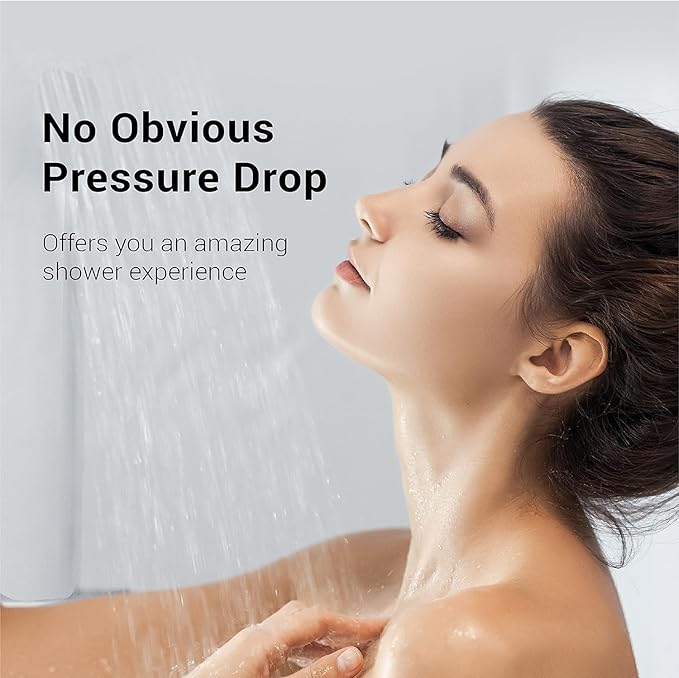 AQUA CREST FXSCH Shower Filter Replacement for GE®, Every 6 Months, White