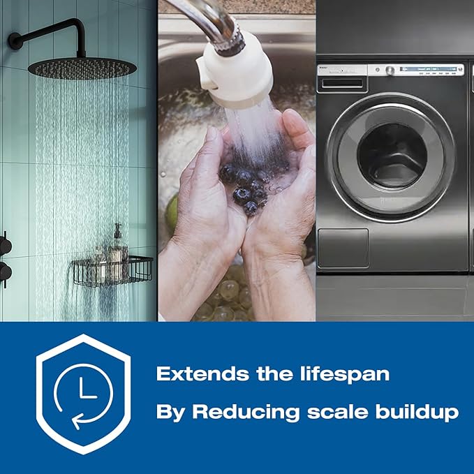 H&G Lifestyles 20 x 4.5 Whole House Anti-Scale Water Filter, Water Descaler Replacement Cartridge,Polyphosphate Scale Inhibitor Filter,for Any 20" Whole House Water Filters System