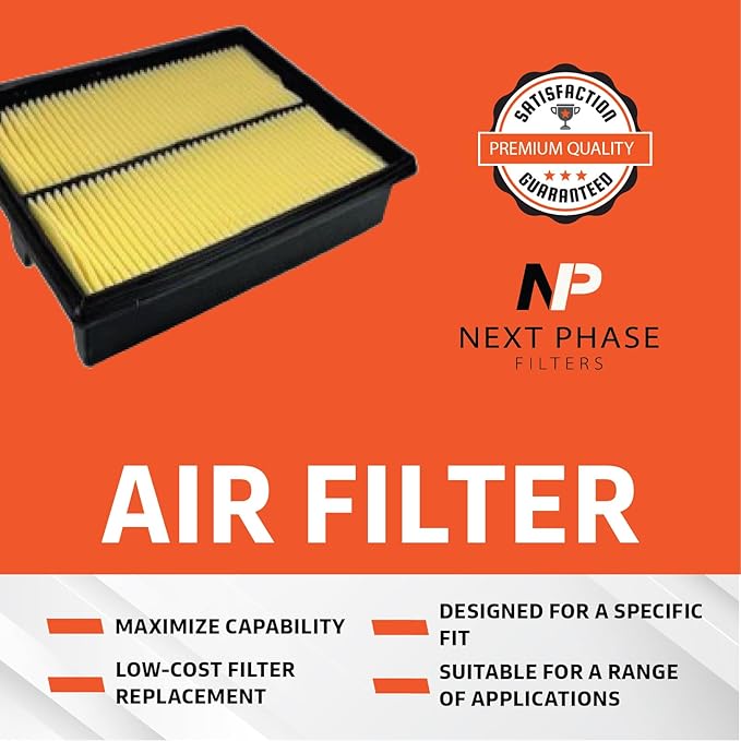 Air Filter - Pack of 1 - Replacement Set Compatible with with Dixon Mowers, Lawn Tractors, Electric Welders, Equipment - Fits O.E. 17210ZJ1842, 17210ZJ1841 - Air Filter Replacement - Baldwin PA30279