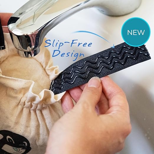 Organic Cotton Bath Faucet Filter by Santevia | Sensitive Skin Bathtub Water Purifier | Adds Nourishing Minerals for Hair & Skin | Chlorine Filter | Made in North America