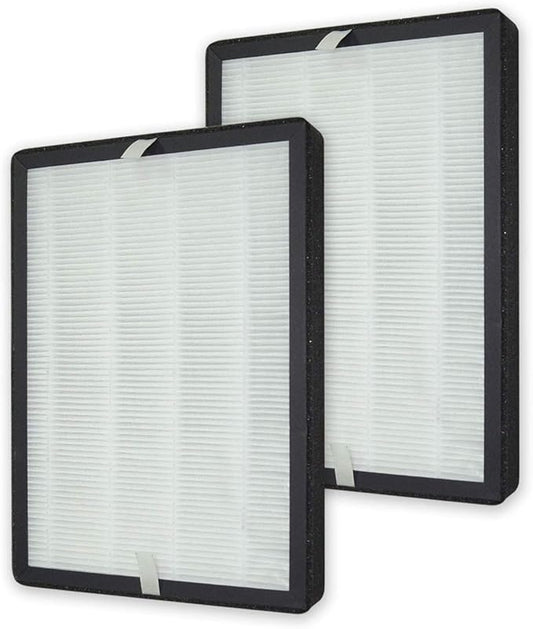 PUREBURG Replacement Filter Compatible with MOOKA KOIOS GL-FS32 & AZEUS GL-FS32 Air Purifiers,2-Pack H13 HEPA 3-Stage Filtration Activated Carbon