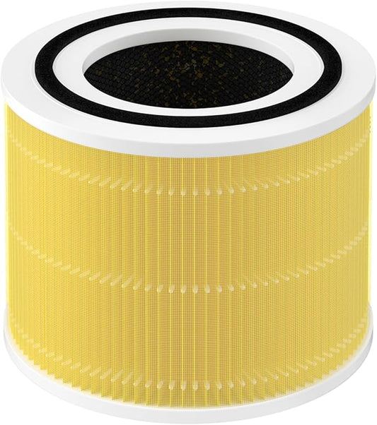 1-Pack Core 300 Pet Care Replacement Filter Compatible with LEVOIT Core 300 and Core 300S Air Purifier, H13 True HEPA, High-Efficiency Activated Carbon, Replace Core 300-RF-PA, Yellow