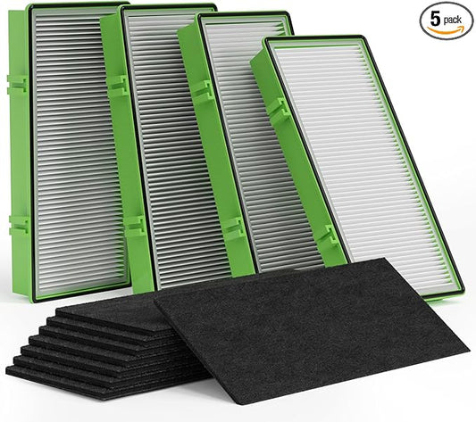 Aller-gen Remover Aer1 Filter Replacement for Holmes Air Pur-ifiers, HAPF300AP-U4(4 True HEPA Filters + 8 Carbon Booster Filters), 12 pack