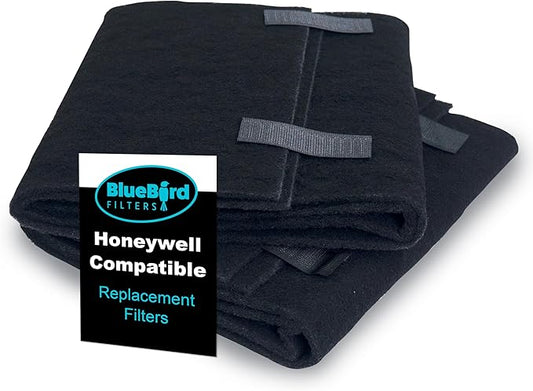 Replacement Carbon Prefilter, Fits Honeywell 50250-S, Charcoal, 2-Pack