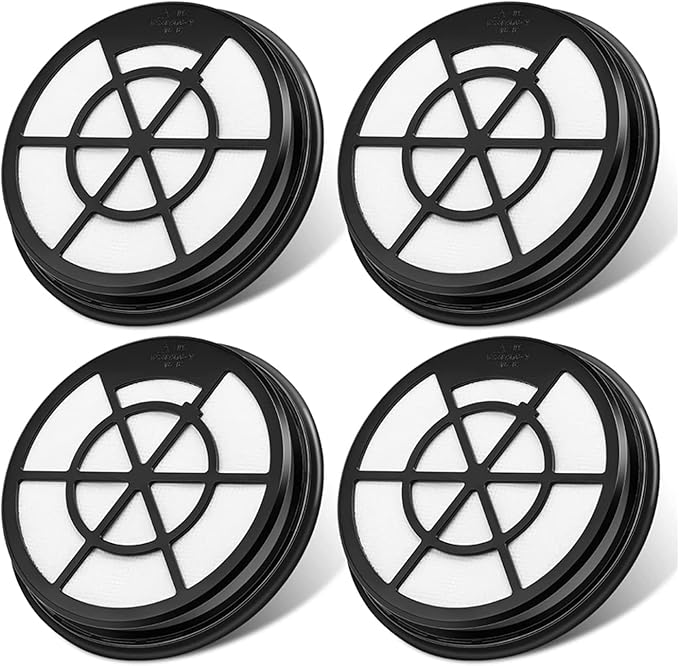 4 Pack Replacement HEPA Filters Compatible with Eureka Whirlwind NEN110A/NEN110B Bagless Canister Vacuum Cleaner Accessories