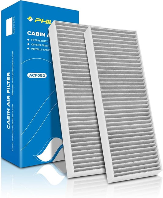 PHILTOP Cabin Air Filter, Replacement for CF8603A, CL, TL, Accord, Premium Cabin Filter with Activated Carbon Filter, Pack of 2