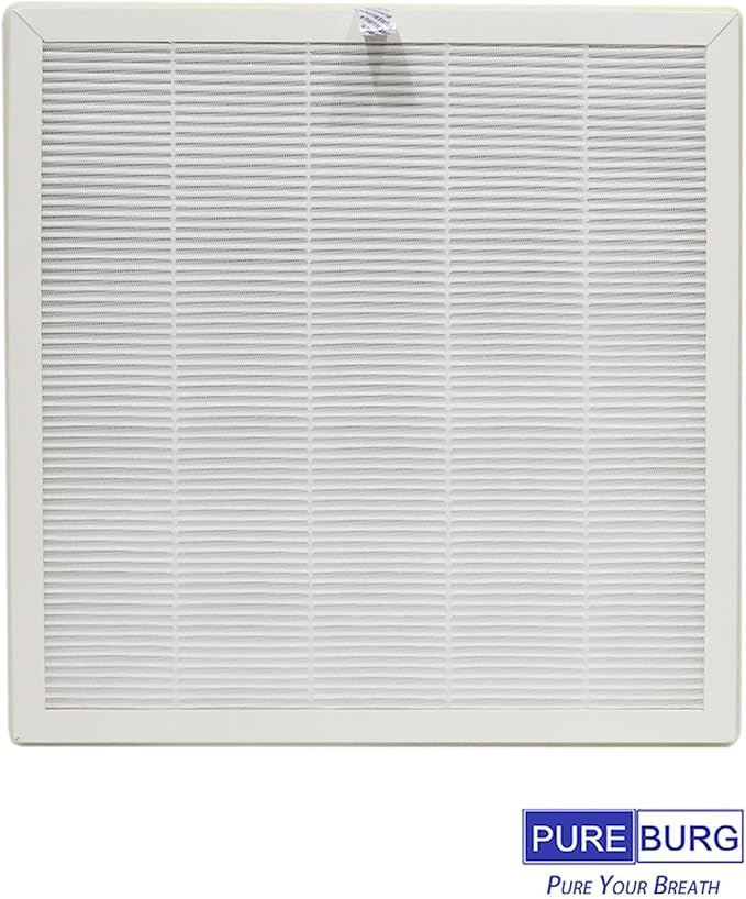 PUREBURG Replacement True HEPA Filter Compatible with LAMPICK Cleaner-A6 Air Purifier,2-Pack H13 4-Stage Filtration Activated Carbon