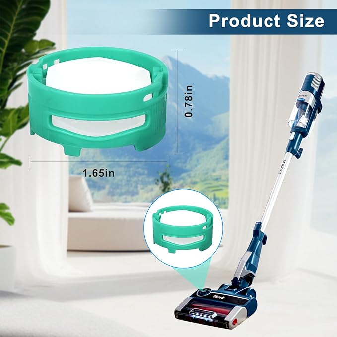 4 Pack Odor Neutralizer Cartridge Compatible with Shark ZU102 LA702 UZ565H HZ3002 IZ862H IZ562H AZ4002 AZ3000 HZ3000 HZ3002 ZD550 Upright Vacuum, HP152 HP301 HP302 Air Purifier, Part# 1541FC3000