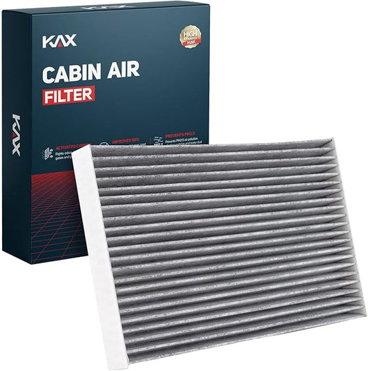 KAX Cabin Air Filter, CF11181 Replacement for XLR 2004 2005 2006 2007 2008 2009, Corvette 2005-2019, w/Activated Carbon Passenger Compartment Air Filter