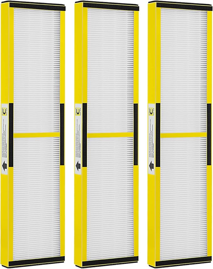 3 Pack FLT5000 HEPA Filter C Replacement Compatible with G-Guardian Air Purifier AC5000 AC5000E AC5250PT AC5350B AC5350BCA AC5350W AC5300B CDAP5500