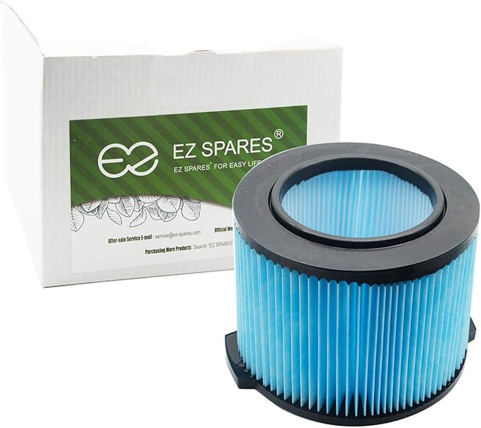 EZ SPARES Replacement for Ridgid VF3500,Wet Dry Shop Vac Filter Hepa,3-Layer Filter for Ridgid WD3050 WD4070 WD4522 Attachment,Fine Dust and Dirt,(Degerming Blue)
