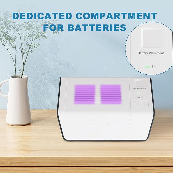 T55 Dehumidifier Cleaning Kit with U/V-C Light, Constant Temperature 95-113°F Drying, Compatible with Hea/ring Ai/ds, Airpods, Wireless Ea/rbuds, Ea/r molds, Bluetooth Devices