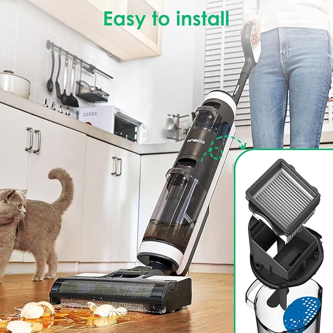 5 Pack Filter Replacement for Tineco iFloor 3, Floor ONE S3, Floor ONE S5, Floor ONE S5 Pro Cordless Wet Dry Vacuum Cleaner, Vacuum Filter Replacement, Replacement Parts for Tineco S3