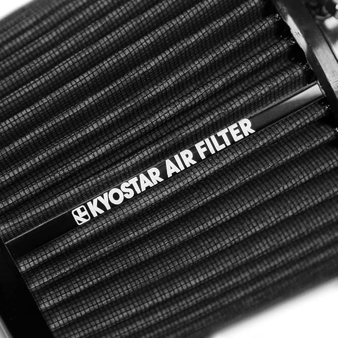 Kyostar Universal Black 3 Inch 76mm Air Intake Cone Filter Replacement Quality Dry Air Filter