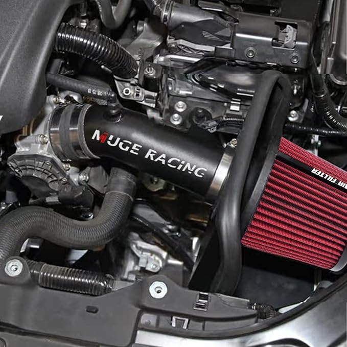 muge racing Universal 3 Inch 76mm Air Intake Filter Replacement Cone Air Filters Quality Dry Air Filter