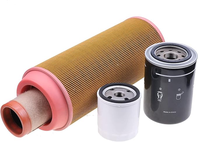 Solarhome Maintenance Filter Kit 1911112002 1911112001 K1C02032430 K1J30143170 Compatible with Takeuchi TL8 with Kubota V3307 Engine