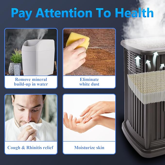 Funmit 1043 Super Humidifier Wick Filter Replacement for Essick Air AIRCARE EP9500, EP9700, EP9800, EP9R500, EP9R800, 821000, 826000, 826800, 831000 and Bemis Space Saver 800 8000 Humidifiers