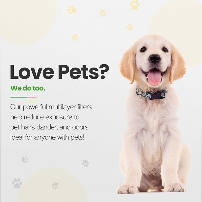 HPA300 HEPA Filter Replacement Compatible with Honeywell Air Purifier HPA300 Series, HPA300, HPA304, HPA8350, HPA300VP, HPA3300b, HPA5300, Pack of 6 HEPA R and 8 Pre filters A HRF-AP1