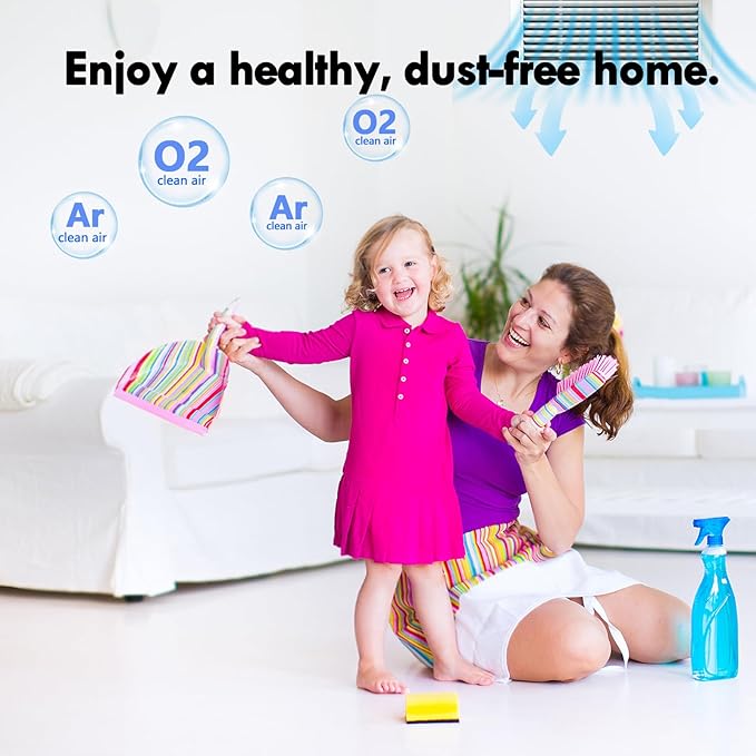 2PCS 12 x 120" Air Vent Filters, Cut-to-Size MERV 8 Filter Material, Triple Layer HVAC Furnace Vent Filters for Home, Floor, Ceiling, Grilles - Includes 48PCS Adhesive Hook Tape.