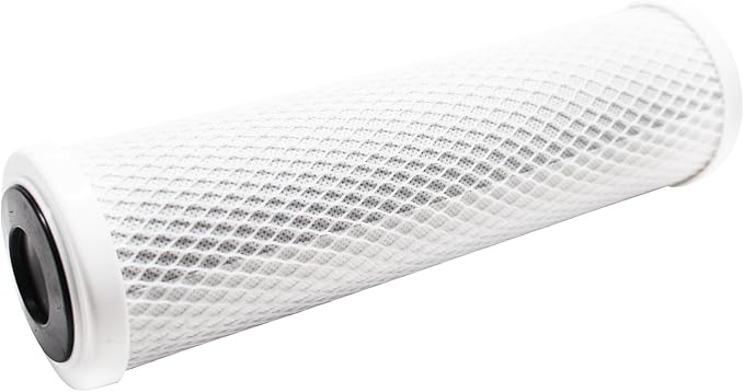 Culligan 4-Pack Replacement Activated Carbon Block Filter - Universal 10 Inch Compatible with HF-360 Whole House Sediment Filter Clear Housing