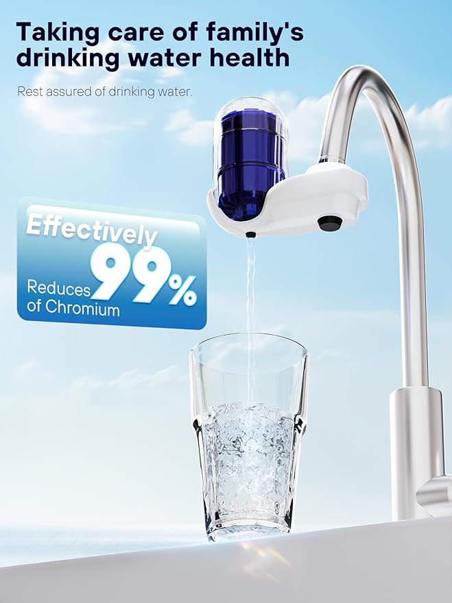 Faucet Mount Water Filter Replacement, Fit for All PUR, PURS PLUS Pur Water Filter Replacement, Compatible with RF-3375 RF-9999 Pur Filter Replacement, 6 pack By AVXBYR