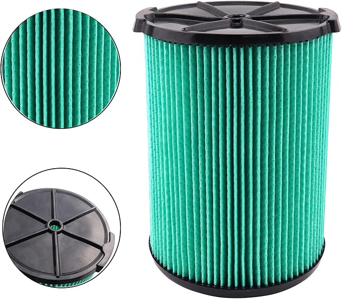 VF6000 Replacement Filter Compatible with Ridgid 5-20 Gallon Wet Dry Vacuums WD0671 WD5500 WD6425 WD7000 WD1280 WD1851 WD1680 WD1956（1Pack）