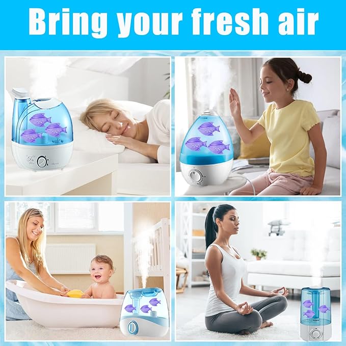 16PCS Universal Humidifier Tank Cleaner,Humidifier Cleaning Fish for Humidifiers & Fish Tanks,Purifies Water, Prevent Hard Water Build-Up, Reduce Scale and White Dust