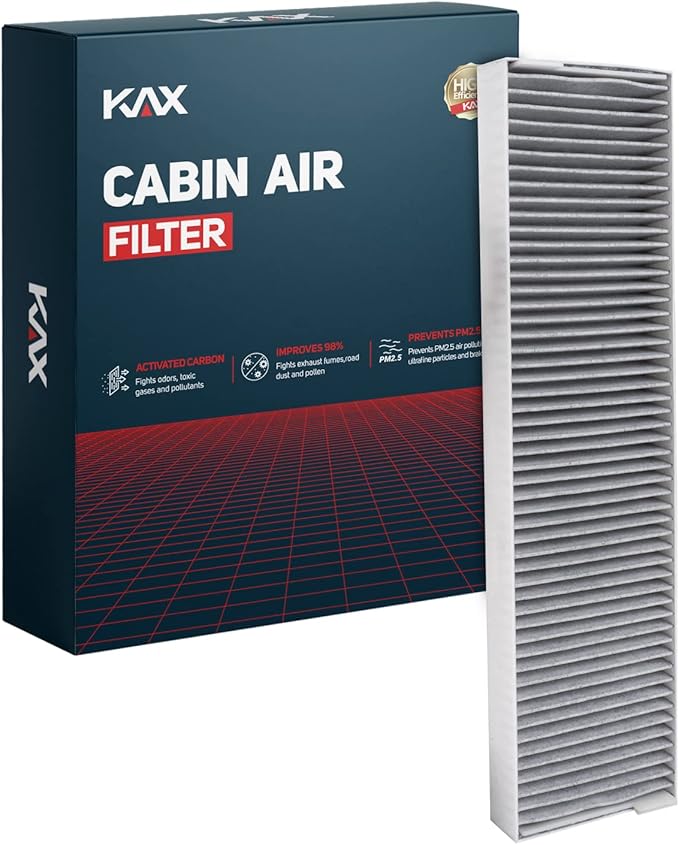 KAX Fresh Breeze Cabin Air Filter, CF10141 Replacement for Chevy Equinox 2005-2009, Vue 2002-2007, Torrent 2006-2009, XL-7 2007-2009, w/Activated Carbon Passenger Compartment Air Filter