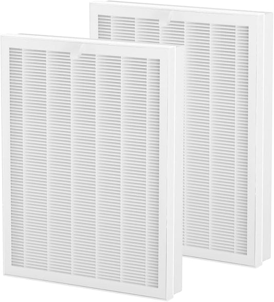 2Pack ClearAir-A7 Filter & E-400 Filter Compatible with VEWIOR ClearAir-A7 H14 Purifier ＆ AromaRoom E-400 H14 True HEPA Purifier, 3-Stage True Hepa with Efficiency Activated Carbon