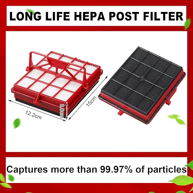 1 Pack Replacement Style P HEPA and Carbon Pre-filters Compatible with Aerus Lux Guardian Platinum Canister Vacuum Cleaner, with Handle