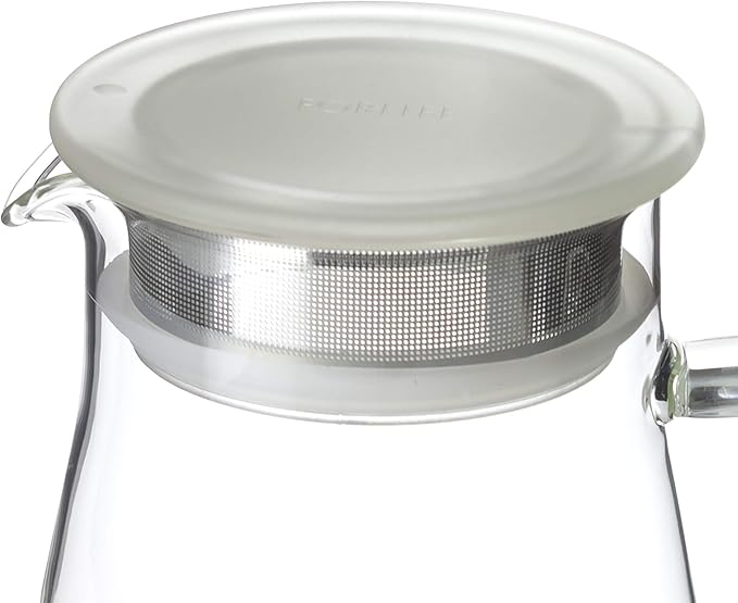 FORLIFE 838-A-ICE Flask Glass Tea Jug Pitcher, 64 oz, Ice