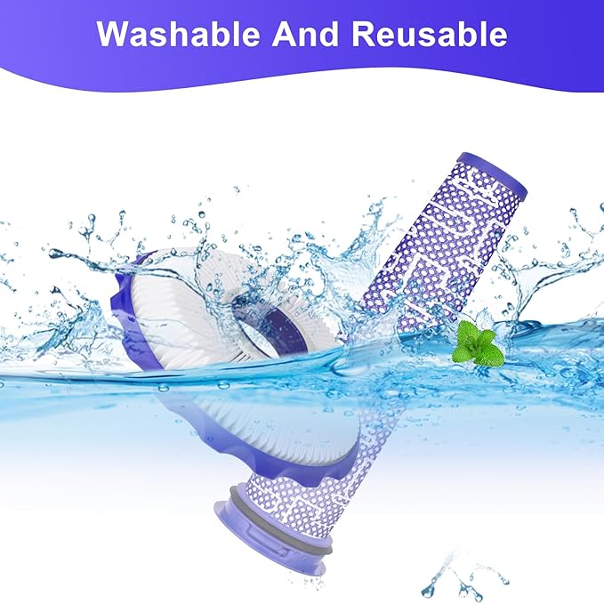 Replacement Filter for Dyson DC40, Post-Motor Filter and Pre-Motor Filter for Dyson Ball Multi Floor 2 Vacuum Light/Slim Ball Animal Vacuum, Compatible Part# 923587-02 & 922676-01