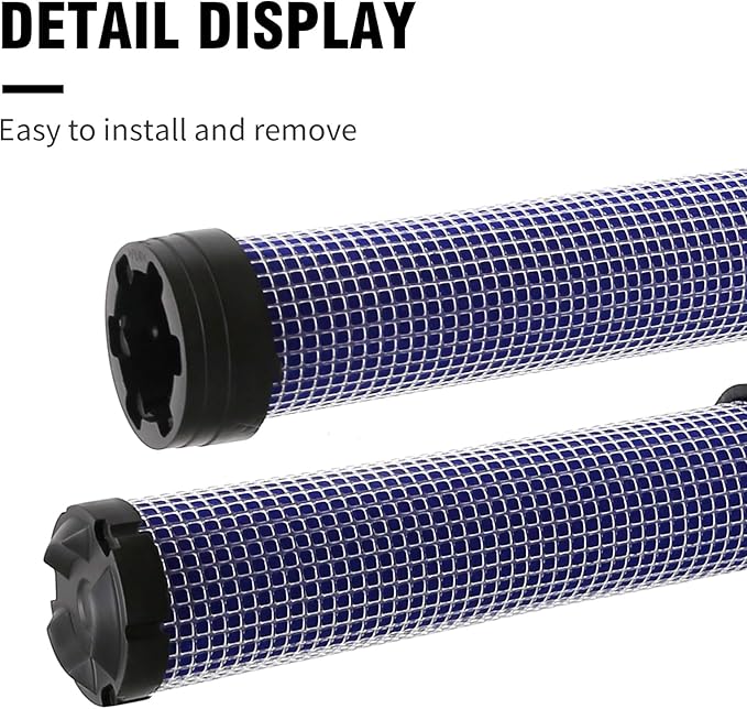 P822768 Air Filters, Replacement for Kubota L48 R420 R520 U45S M4700 M4800 M4900 M5400 M5700 U45ST U55-4 MX4700 MX5000, Replaces R1401-42280 P822769 RE68048 RE68049