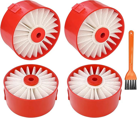 4 Pack N858184 HEPA Filters Replacement Compatible with Craftsman V20 Cordless Stick Vacuum CMCVS001D1, Vacuum Filter Fits for Black Decker BSVF1 BSV2020 BSV2020G BSV2020P Vacuum Cleaner