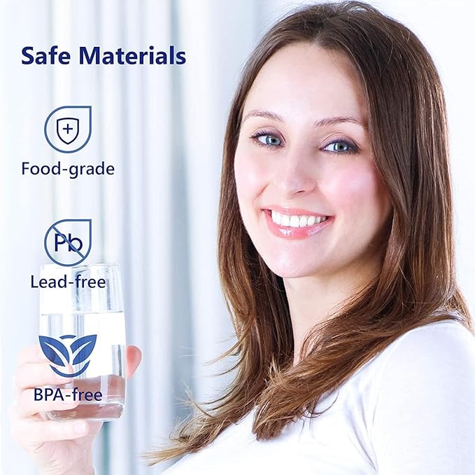 Overbest Faucet Water Filter, Replacement for Brita® Filter, Brita® Faucet 36311 on Tap Water Filtration System, 100 Gallons or 4 Months, White (2 Packs)