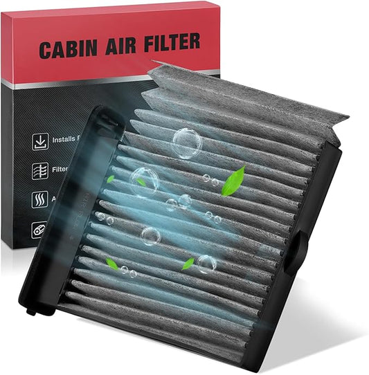 BDFHYK Cabin Air Filter with Activated Carbon Compatible with Nissan Versa 2007 2008 2009 2010 2011 2012 2013, Replace# CF10545, 27274ED000