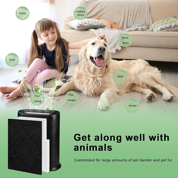 6 Pack HPA300 Filter Replacement for Honeywell HPA300 Series Air Purifiers HPA300, HPA300VP, HPA304, HPA3300, Replace HRF-R3