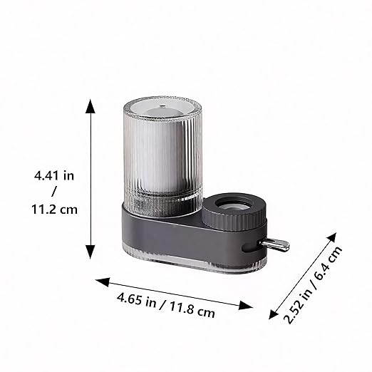 VYNTRA 7-Layer Faucet Water Filter, Kitchen Filter Water Faucet Element, 300 Gallons Activated Carbon Ceramic Filter Reduces Chlorine, Limescale, Heavy Metals,Bad Taste(2*Filter & 6*Adaptors) Gray