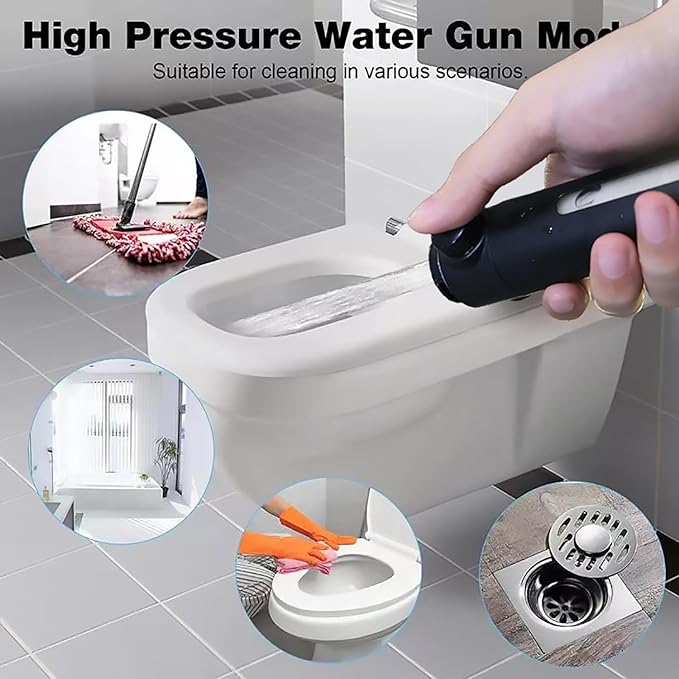 Shower Head with Handheld, Shower Heads High Pressure, High Flow Even with Low Water Pressure-Hand Held Showerhead Set,3 Modes Filtered Showerhead with 59″Replacement Hose/Bracket/Cotton Filters