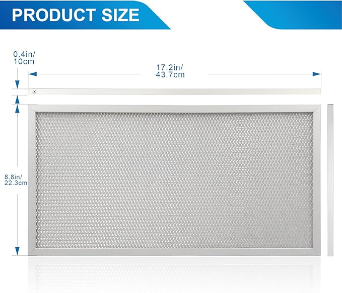 4 Pack MERV-8 Filter Replacement Set Compatible with AlorAir Basement Dehumidifiers Sentinel HD55 Sentinel HDi65