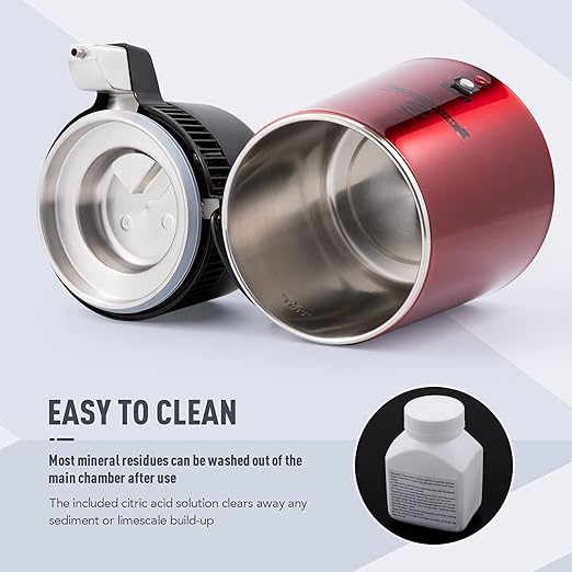 CO-ZWater Distiller, Stainless Steel Distilling Pure Water Machine for Home Countertop Table Desktop, 4 Liter Water Purifier to Make Clean Water for Home, 4 Liter Distilled Water Making Machine