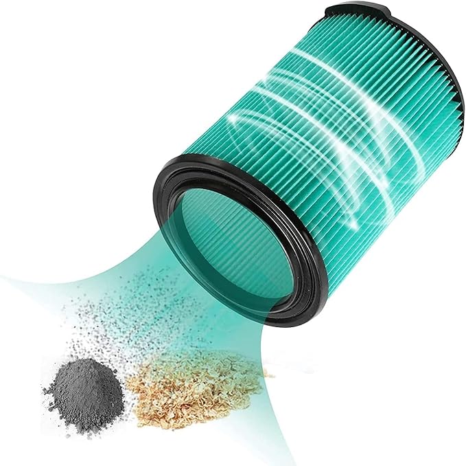 Cartridge Filter for Craftsman CMXZVBE38753 fit CRAFTSMAN 38753 HEPA Media Wet/Dry Vac Filter for 5 to 20 Gallon shop vacuums (9-38753) (2 Pack)