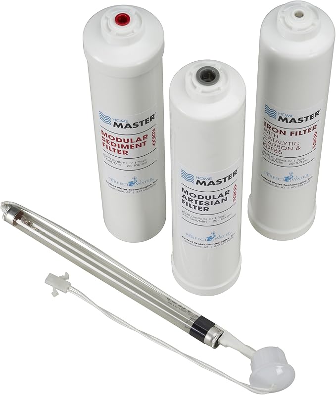 Home Master ISet-TMHP-MY12 HydroPerfection Replacement Filter Change Set, white