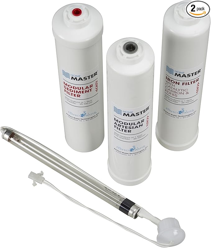 Home Master ISet-TMHP-MY12-2pk ISet-TMHP-MY12 Replacement Filter, 10x2x7, Pack of 2, White