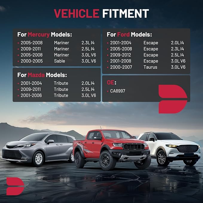 BDFHYK CA8997 Engine Air Filter Compatible with Ford Escape 2001-2012, Taurus 2000-2007 & Mercury Mariner 2005-2011, Sable 2000-2005 & Mazda Tribute 2001-2011