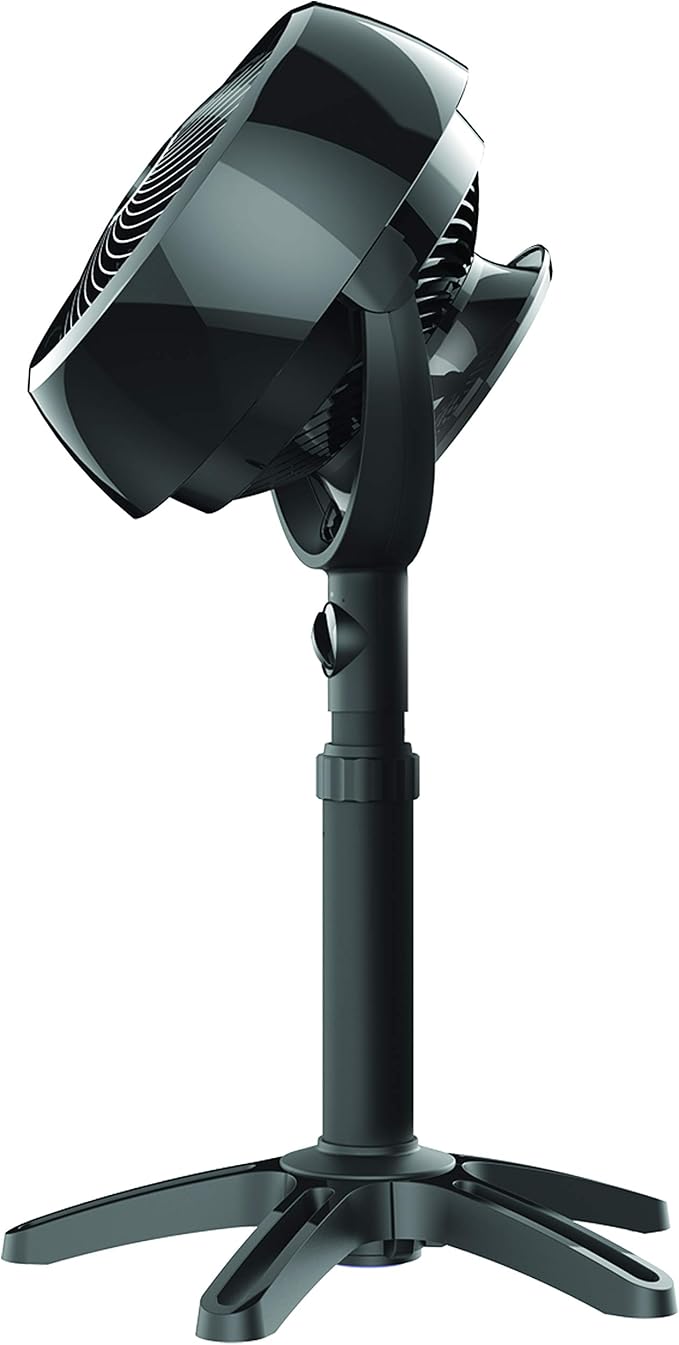 Vornado 7803 Large Pedestal Whole Room Air Circulator Fan with Adjustable Height, 3 Speed Settings, Removable Grill for Cleaning, Black