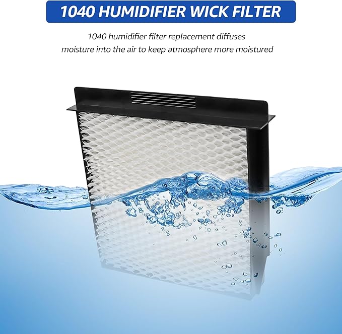1040 Super Wick Humidifier Filter Replacement for Essick Air AIRCARE Humidifiers Filter B40 B40-C 3D6 100 5D6 700 7D6 100 D46 720 CM330AWHT CM330ABLK CM330DWHT CM330DBLK - 2 Pack