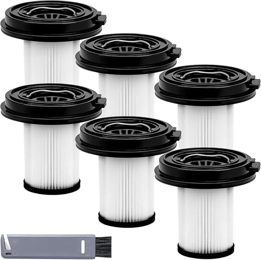 6 Pack Vacuum Filters Replacement Kit Compatible with Bissell Cleanview XR Pet 300W 3797V / CleanView XR 200W 3789U Cordless Vacuum,6 HEPA Filters Replace Part#1638010