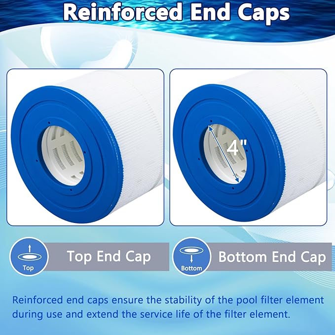 C1200 Pool Filter Compatible with Hayward C1200, CX1200RE, Pleatco PA120, Unicel C-8412, Clearwater II 125, 120 sq.ft, 2 Pack