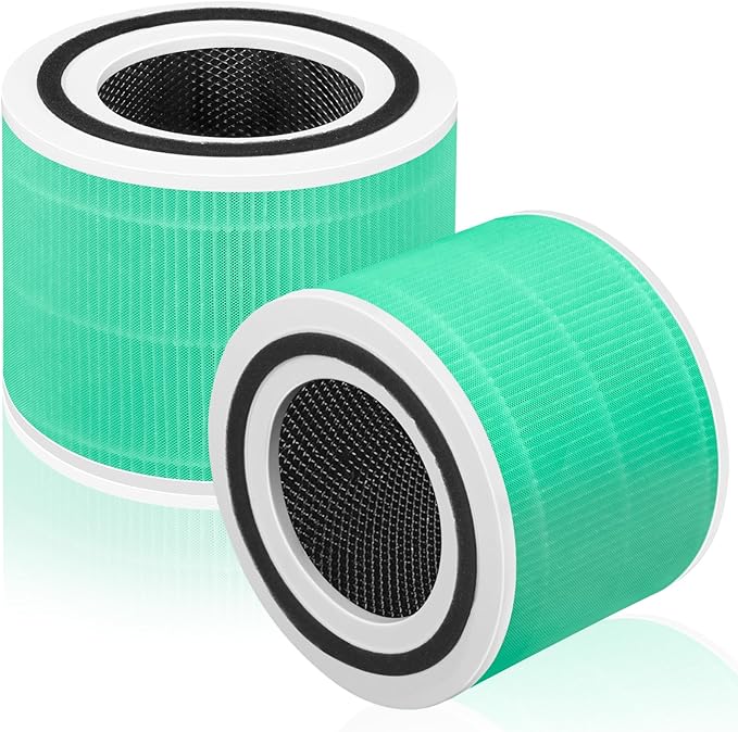 Core 300 Toxin Absorber Replacement Filter for Levoit Core 300-p, Core 300S, Core 300, Core 300-RF, Core 300-RAC Air Purifier, 3-in-1 H13 True HEPA Activated Carbon Filter by APPLIANCEMATES(Green)
